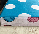 Сімейний комплект постільної білизни Ранфорс бавовна (12205) Постільна з двома підковдрами, фото 5