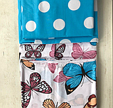 Сімейний комплект постільної білизни Ранфорс бавовна (12205) Постільна з двома підковдрами, фото 6