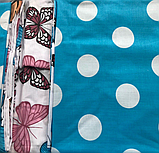 Сімейний комплект постільної білизни Ранфорс бавовна (12205) Постільна з двома підковдрами, фото 8