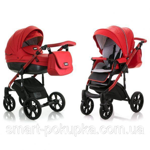 Дитяча універсальна коляска 2 в 1 mioobaby ZOOM Black Edition