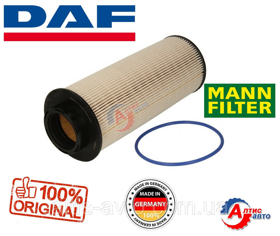 Фільтри паливні Daf XF105, XF95 Євро 5 4, CF75, 85, 1699168 PU966/1X Mann для вантажівок