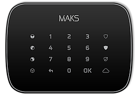 Бездротова сенсорна клавіатура MAKS Keypad (black)