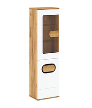 Пенал вітрина в вітальню з ДСП+МДФ RODAN A Blonski