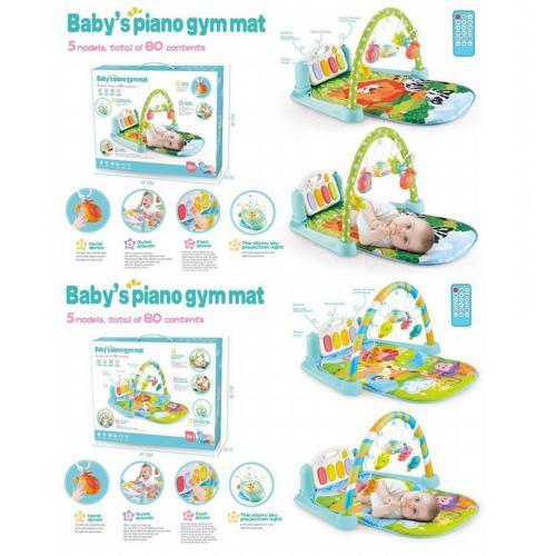 Килимок для немовляти з ігровою панеллю на радіокеруванні 9917-9918, фото 1