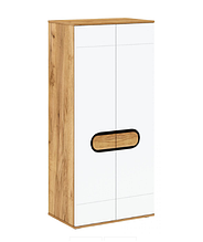 Шафа розпашна дводверна у вітальню/спальню з ДСП+МДФ RODAN F Blonski