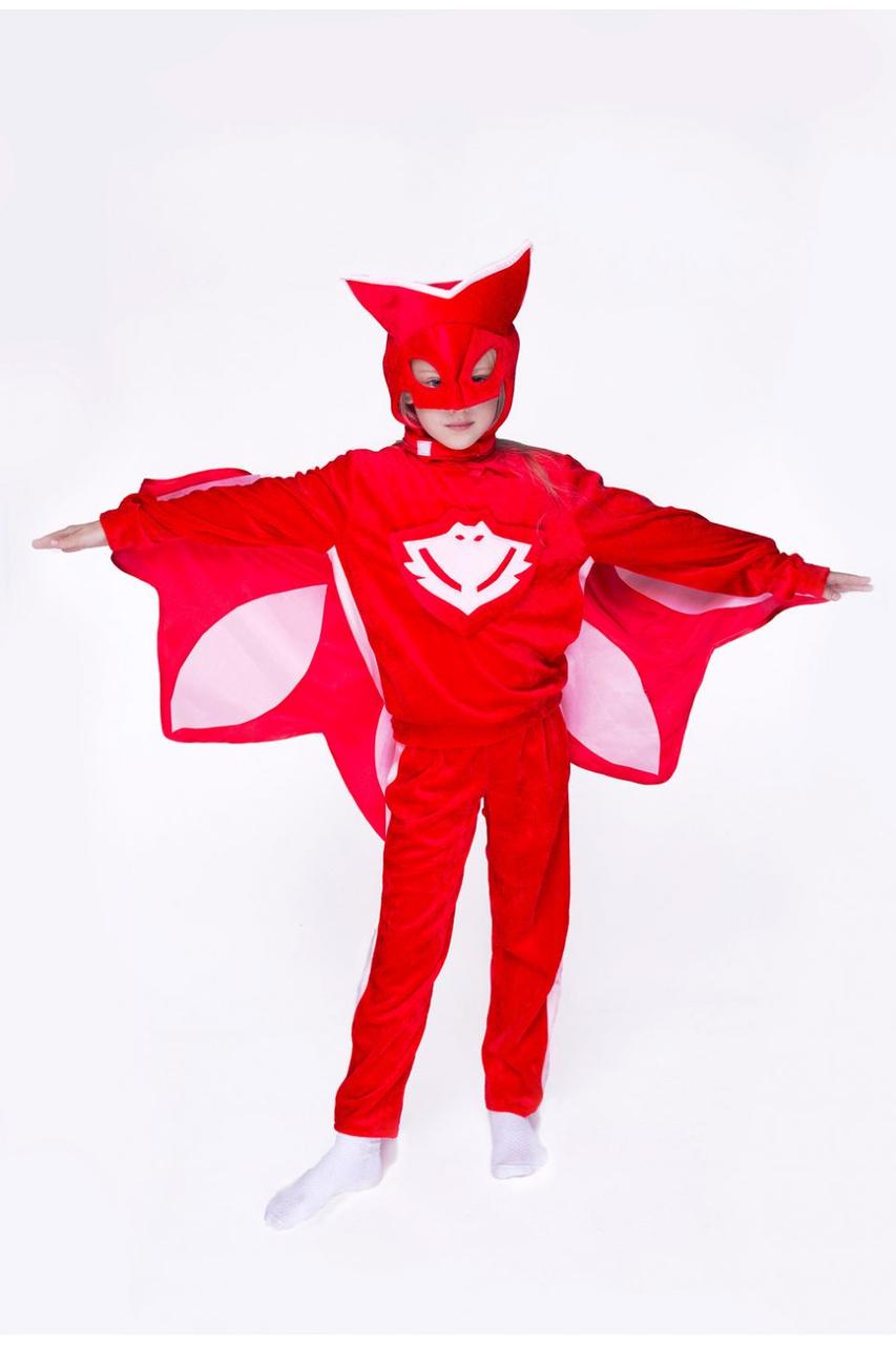 Дитячий карнавальний костюм для дівчинки Герої в масках "Алетт" 100-115 см, 115-125 см, червоний
