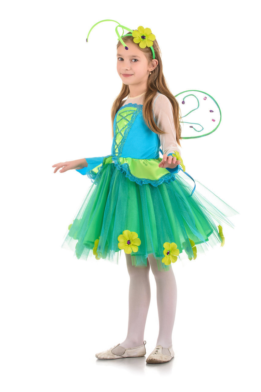 Дитячий карнавальний костюм для дівчинки Метелик «Ніжанка» 115-125 см, кілька кольорів