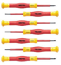 Комплект ізольованих прецизійних викруток 7 шт TOLSEN Premium