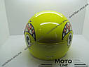 Шолом T68 Бровов жовтий (дитячий) відкритий, фото 2