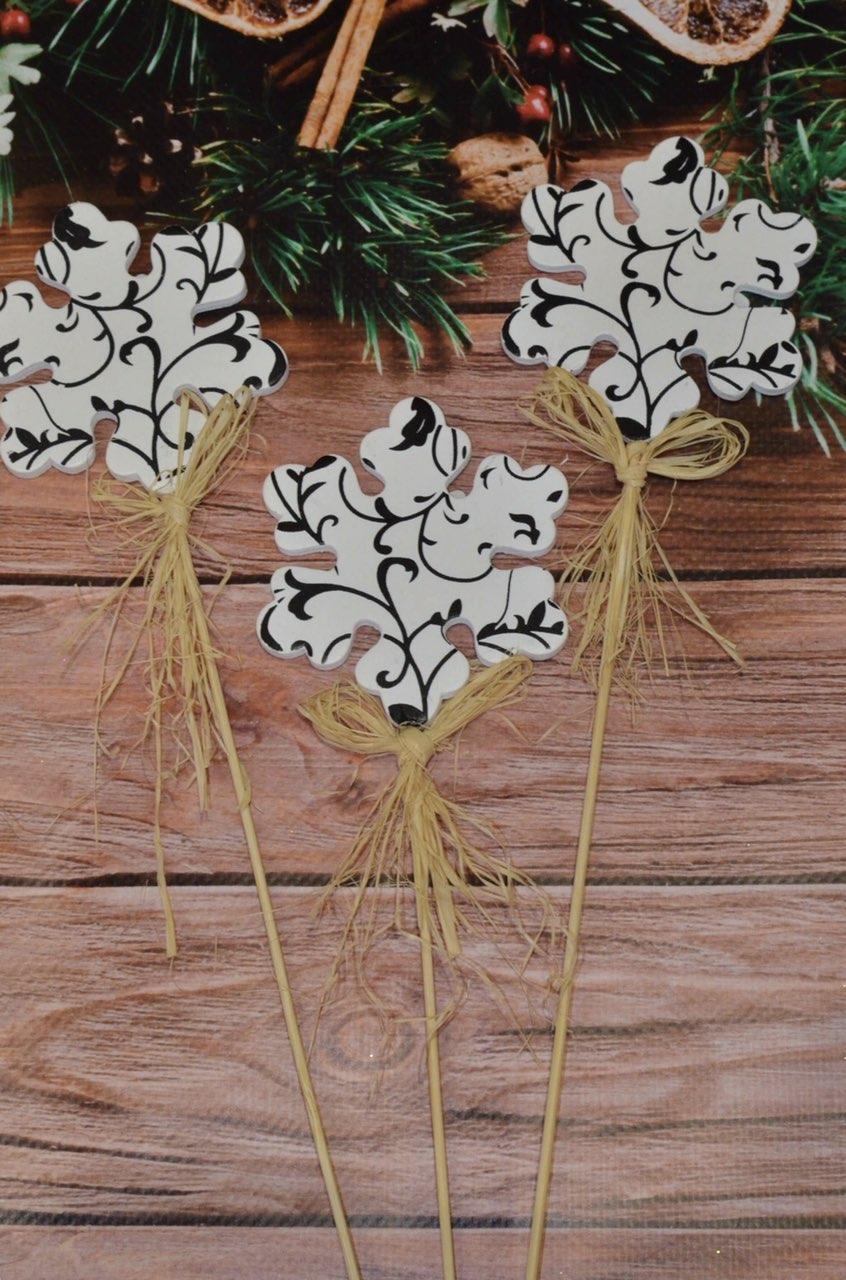 Новорічний топер Сніжинка (шт), фото 1