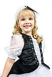 Дитячий карнавальний костюм для дівчинки «Ластівка» 115-125 см, білий, фото 5