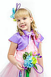 Дитячий карнавальний костюм для дівчинки Весна «Рожева серпанок» 100-110 см, 115-125 см, рожевий, фото 2