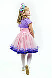 Дитячий карнавальний костюм для дівчинки Весна «Рожева серпанок» 100-110 см, 115-125 см, рожевий, фото 4
