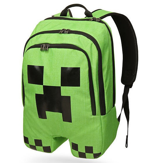 Шкільний рюкзак Майнкрафт Creeper Салатовий