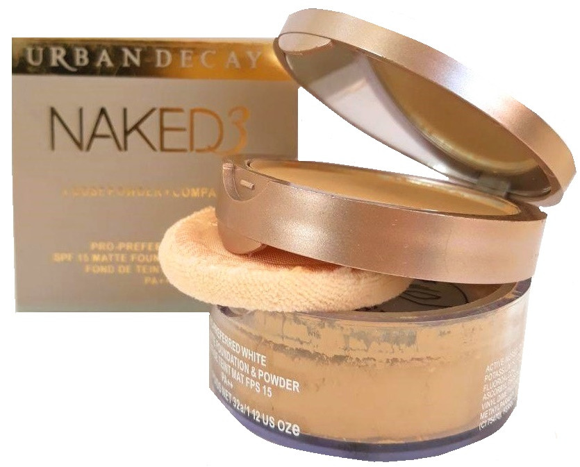 Пудра розсипчаста NAKED3 2 в 1 Urban Decay № 4 код.UD02  *без коробки