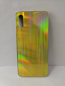 Чохол силікон Glass для SAMSUNG GALAXY A30S A307F Gold