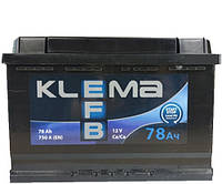 Аккумулятор Klema EFB 6СТ 78 A/ч 750 А