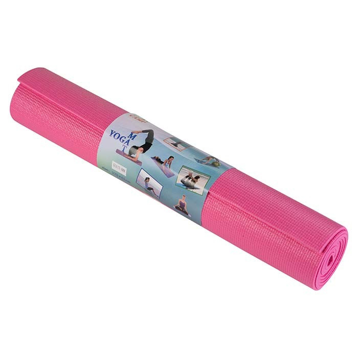 Килимок для фітнесу рожевий Green Camp 173*61см товщина 5 мм