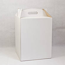 Коробка для торту гофрокартон  300*300*400