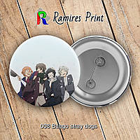 Значок Аниме Bungou stray dogs 008