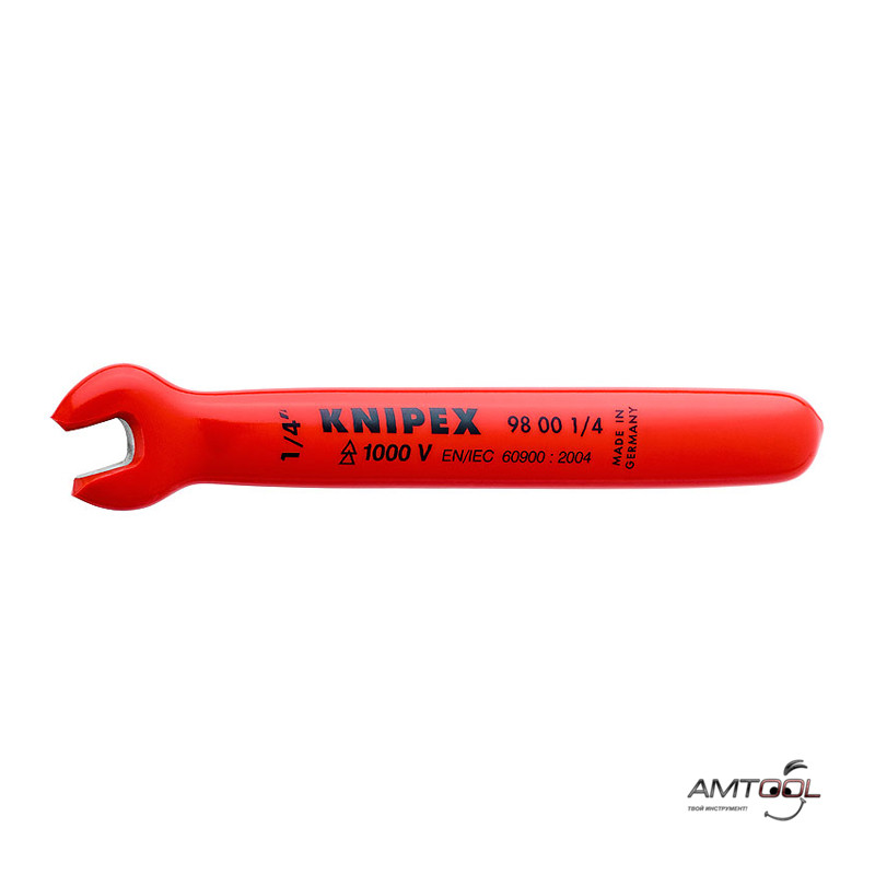 Ключ гайковий ріжковий 1/4" 1000V — Knipex 98 00 1/4", фото 1
