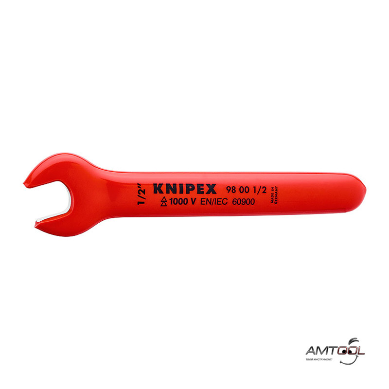 Ключ гайковий ріжковий 1/2" 1000V — Knipex 98 00 1/2"