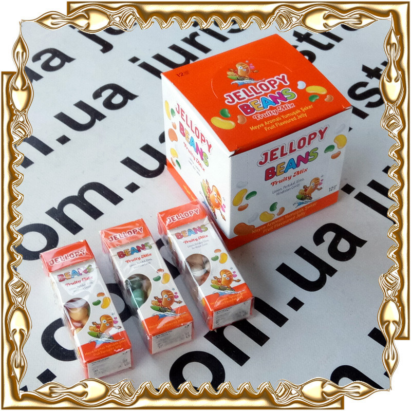 Мармеладные Бобы BEANS Jellopy фруктовый микс 36 г. 12 пач./уп ...