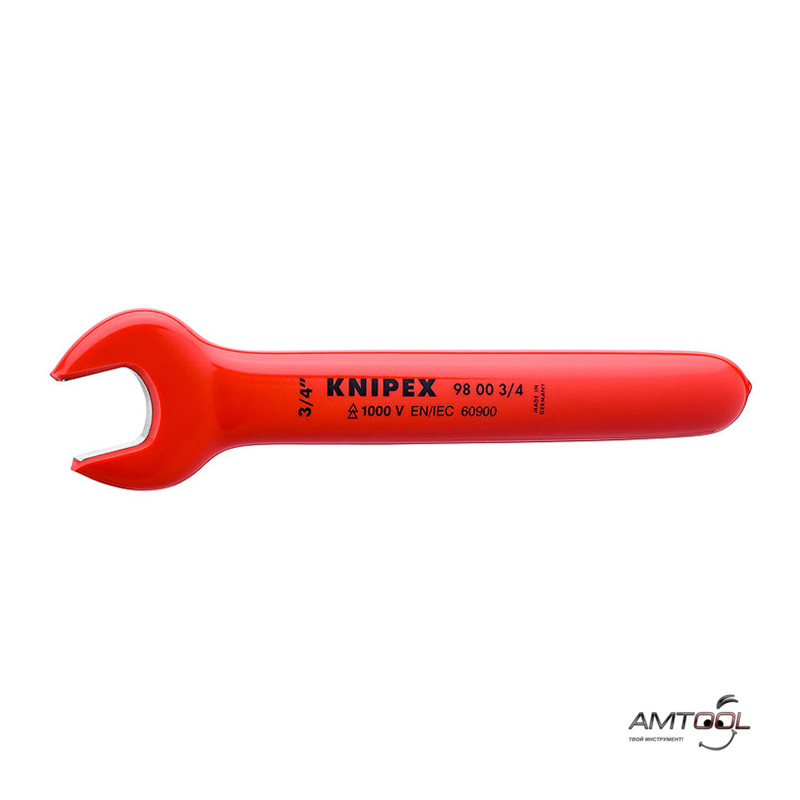 Ключ гайковий ріжковий 3/4" 1000V — Knipex 98 00 3/4"