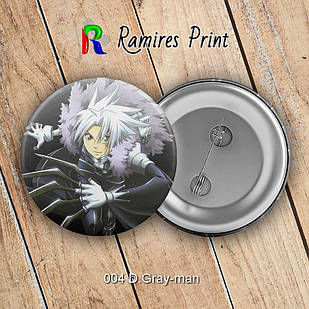 Значок 32 мм Аніме D. Gray-man 004