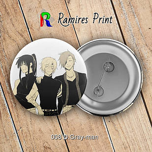 Значок 32 мм Аніме D. Gray-man 008