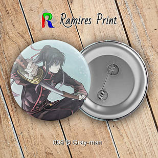 Значок 56 мм Аніме D. Gray-man 009