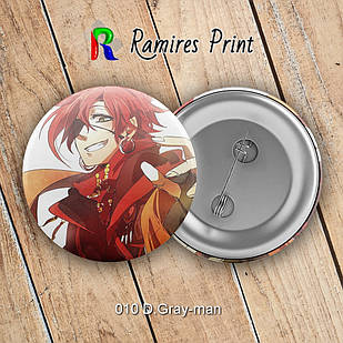 Значок 32 мм Аніме D. Gray-man 010