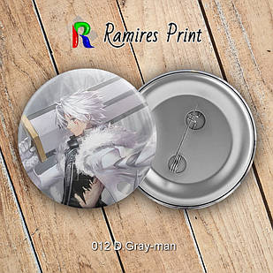 Значок 56 мм Аніме D. Gray-man 012