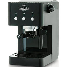 Ріжкова кавоварка еспресо Gaggia Gran Style Black (RI8423/11) (б/у)