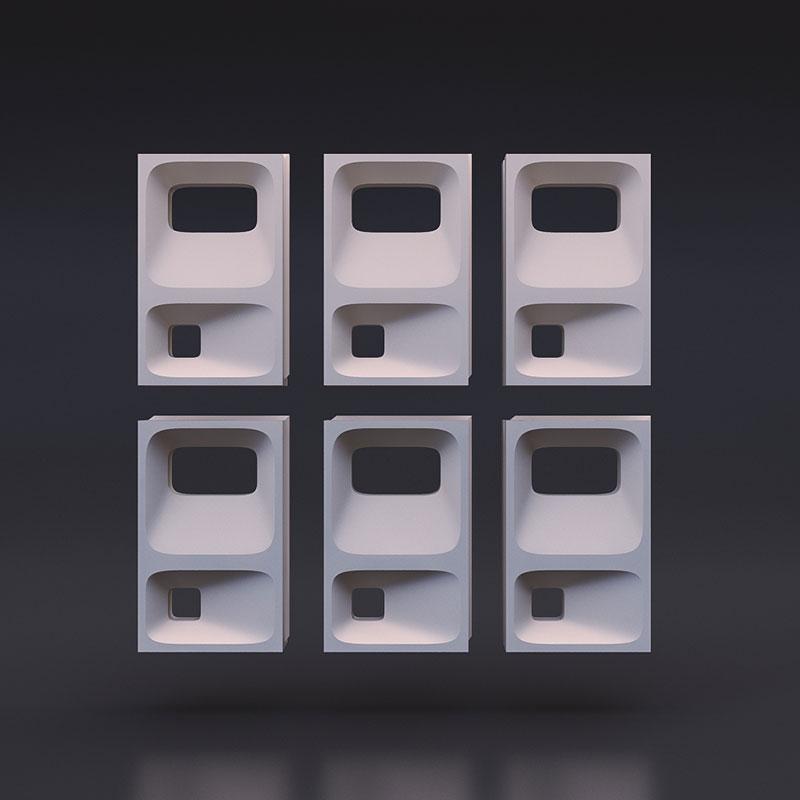 Гипсовые 3D перегородки «Куб» - фото 3 - id-p1084615048