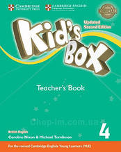 Книга для вчителя kid's Box Updated Second Edition 4 teacher's Book with Audio Online