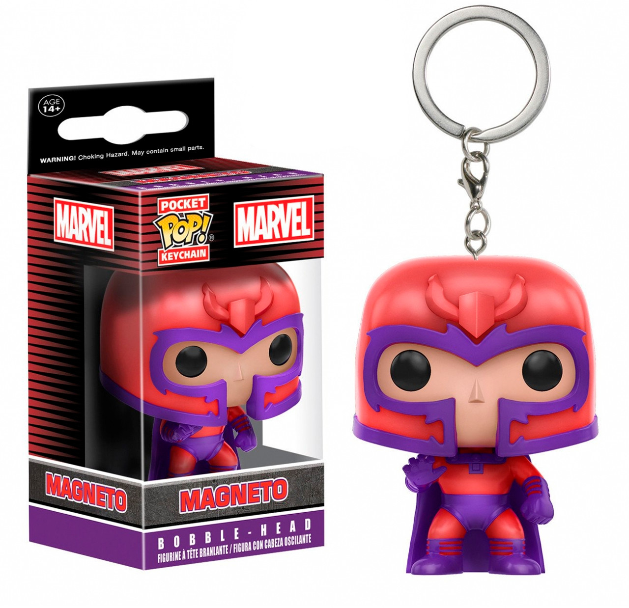 Фігурка брелок Funko Pop Марвел Комікс Магнето Marvel Comics Magneto 4 см Trinket MC M