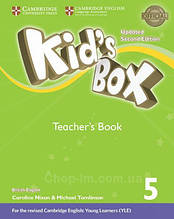 Книга для вчителя kid's Box Updated Second Edition 5 teacher's Book with Audio Online