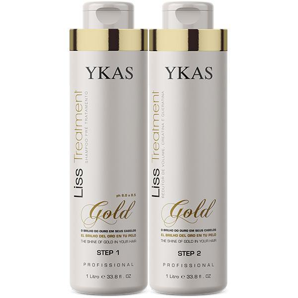 YKAS Gold Набір для кератинового випрямлення 2х100 г