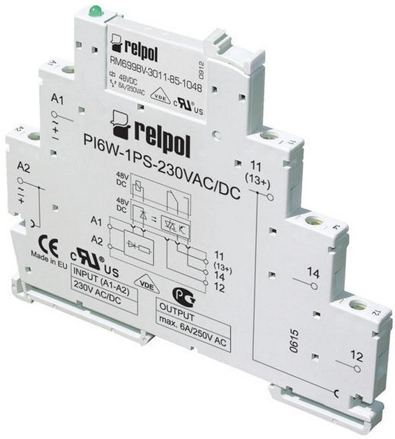 Інтерфейсне реле PIR6W1P230VACDC10 230 вольтів
