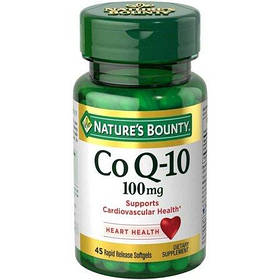 Nature's Bounty Coenzyme CoQ-10 100 mg 45 softgel