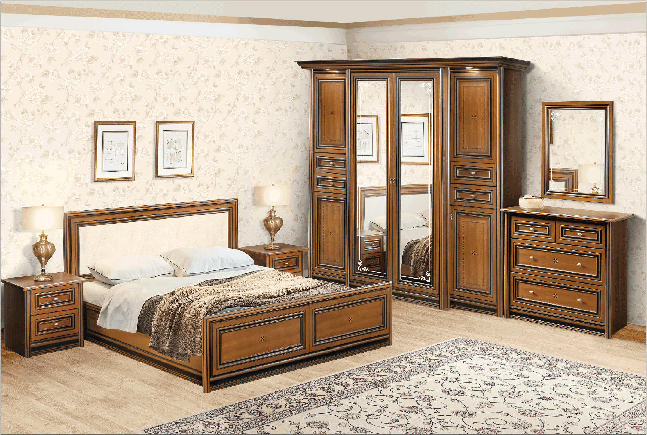 Спальня комплект з ДСП/МДФ Марго Скай, фото 1