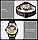 Skmei 9199 чорний чоловічий механічний годинник скелетон, фото 3