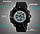 Skmei 1213 dekker чорні чоловічі спортивні годинник, фото 6