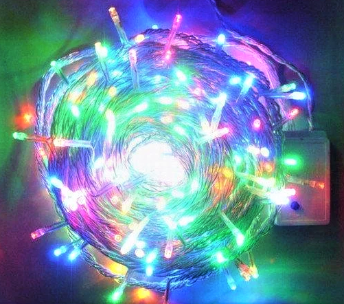 Гірлянда 400LED (СП) 30м Мікс (RD-7147), Новорічна бахрама, Світлодіодна гірлянда, Вулична гірлянда