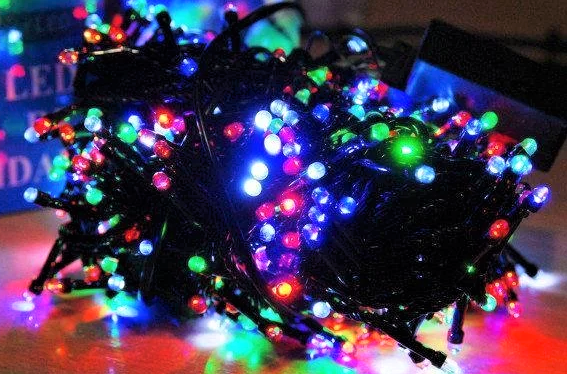 Гірлянда 400LED (ПП) 28м Мікс (RD-7136), Новорічна бахрама, Світлодіодна гірлянда, Вулична гірлянда