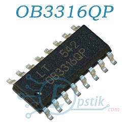 OB3316QP, контролер CCFL підсвітки, SOP16