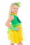 Дитячий карнавальний костюм для дівчинки «Динька» 110-116,116-122 см, жовтий, фото 3
