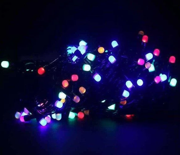 Гірлянда точка матовий 300LED 25м Мікс (RD-7174), Новорічна бахрама, Світлодіодна гірлянда, Вулична гірлянда