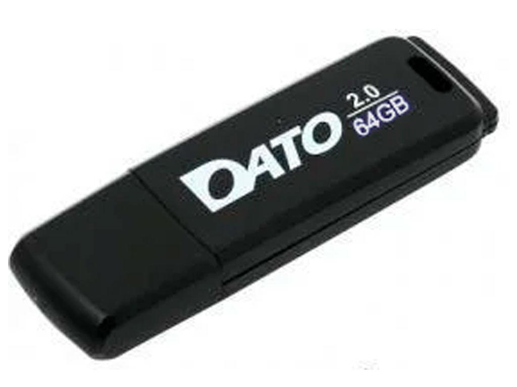 USB флеш накопичувач Dato 64GB DS7006 black USB 2.0 (DT_DS7006BL/64Gb)